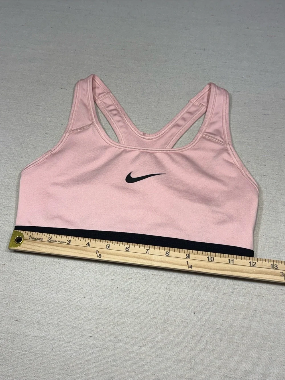 Nike Women’s Light Pink Dri-FIT Sports Bra - Size Small
